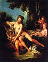 BOUCHER FRANCOIS (1703-1770) - Venere consola Amore. (1751). Collezione privata.